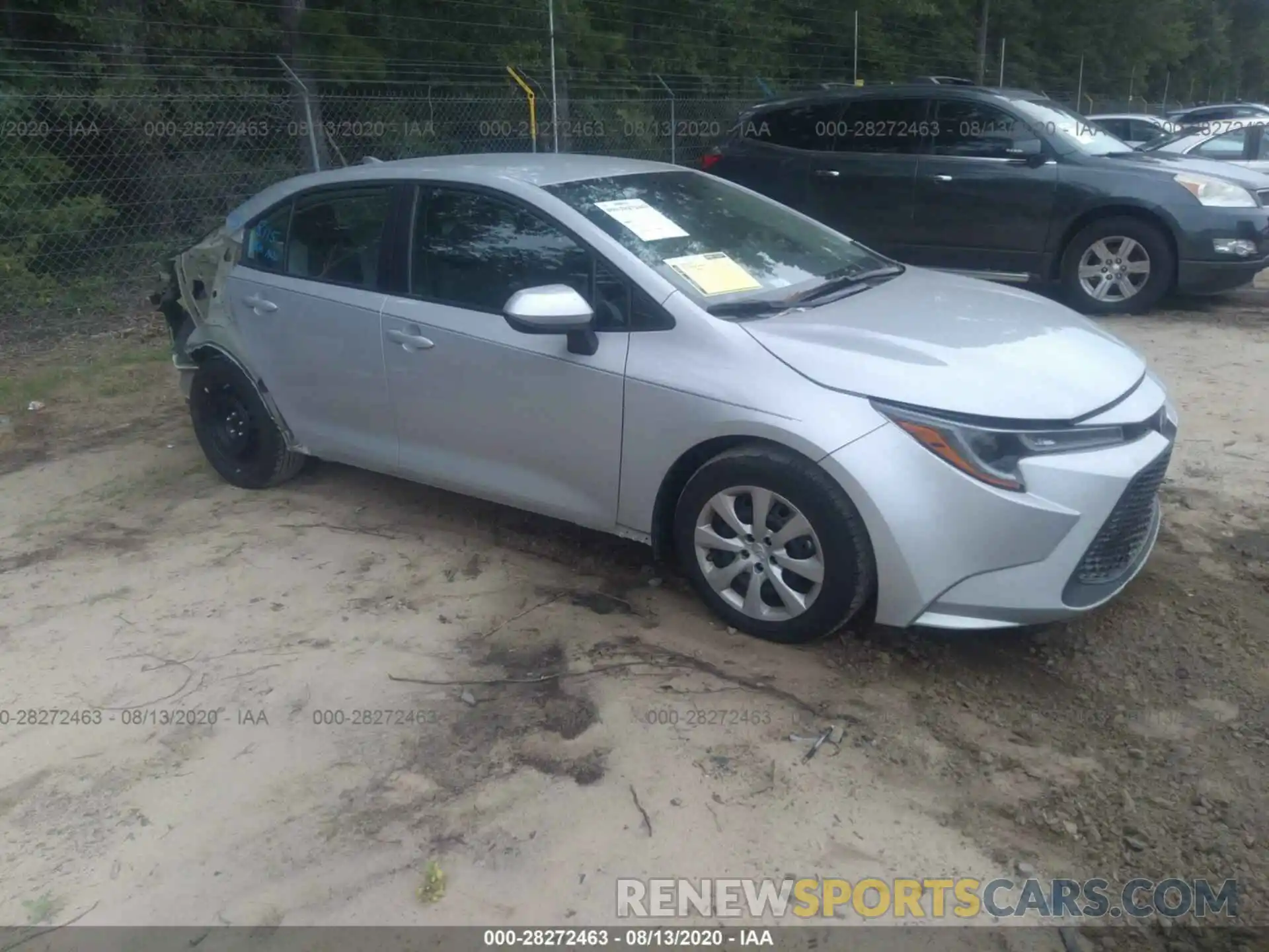 1 Photograph of a damaged car 5YFEPRAE9LP086872 TOYOTA COROLLA 2020