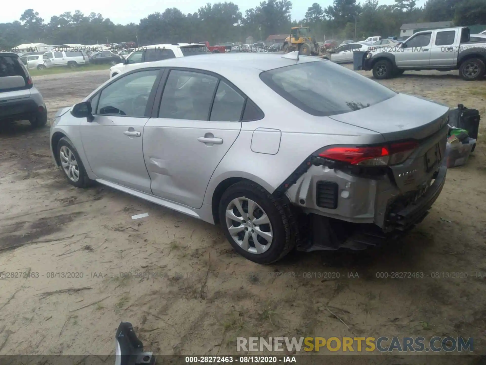 3 Photograph of a damaged car 5YFEPRAE9LP086872 TOYOTA COROLLA 2020