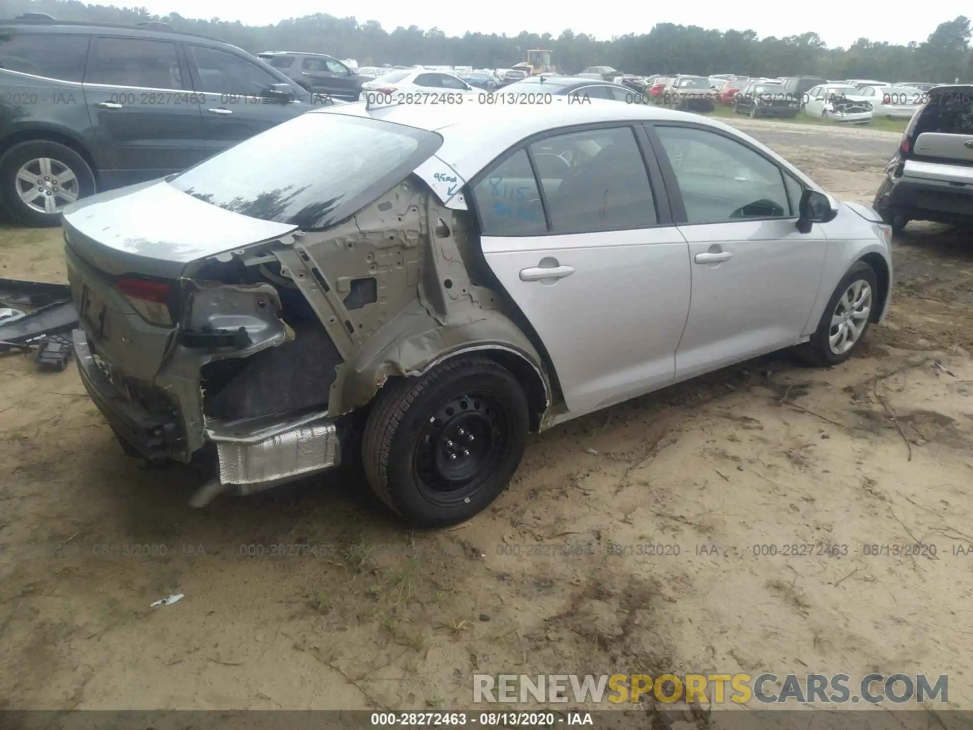 4 Photograph of a damaged car 5YFEPRAE9LP086872 TOYOTA COROLLA 2020