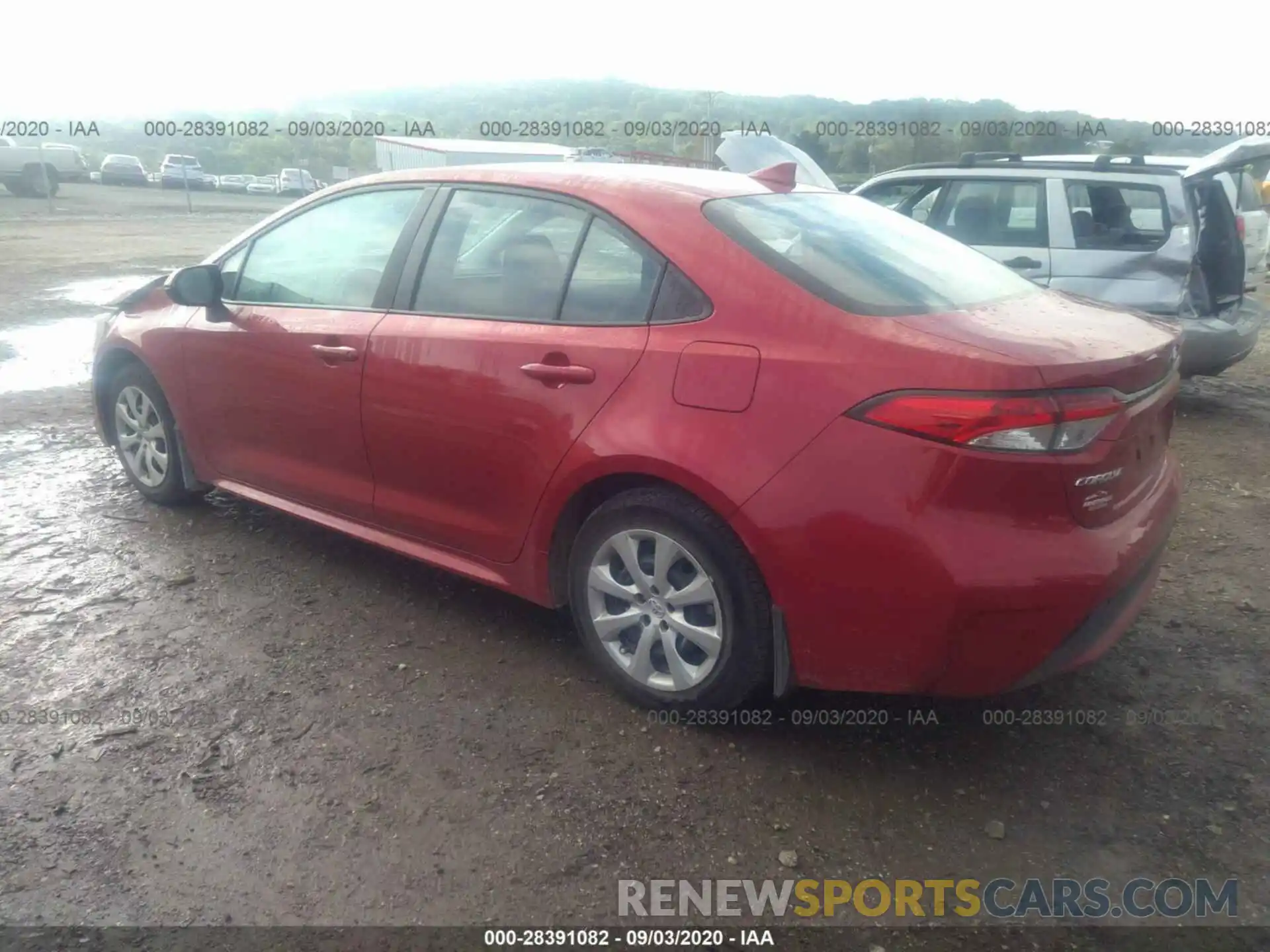 3 Photograph of a damaged car 5YFEPRAE9LP086936 TOYOTA COROLLA 2020