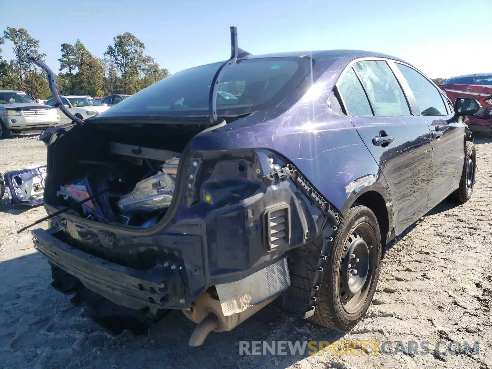 4 Photograph of a damaged car 5YFEPRAE9LP087777 TOYOTA COROLLA 2020