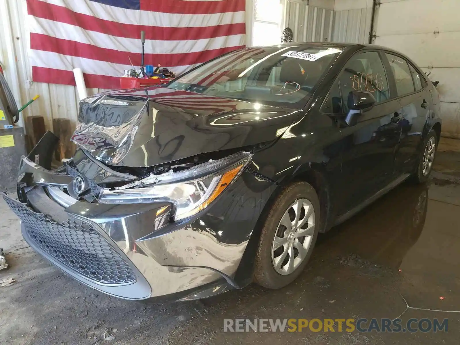 2 Photograph of a damaged car 5YFEPRAE9LP089562 TOYOTA COROLLA 2020