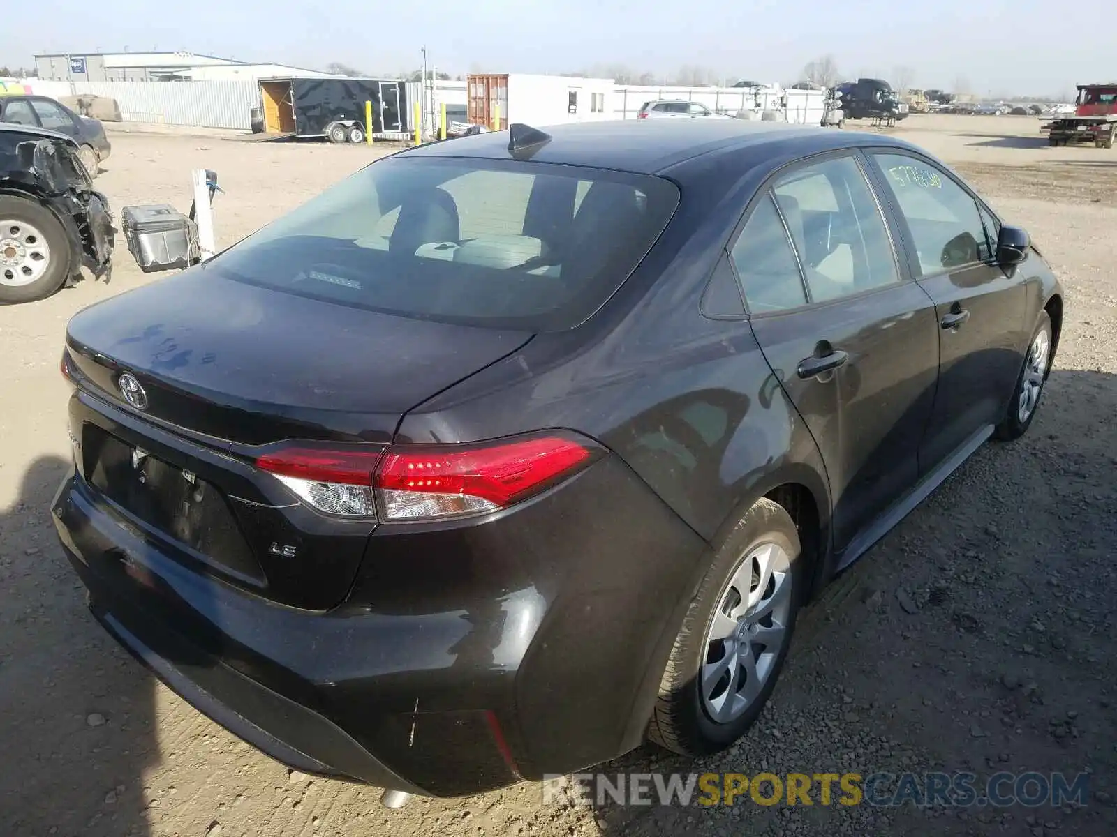 4 Photograph of a damaged car 5YFEPRAE9LP090050 TOYOTA COROLLA 2020