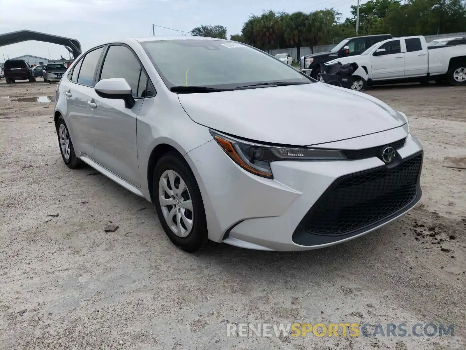 1 Photograph of a damaged car 5YFEPRAE9LP090288 TOYOTA COROLLA 2020