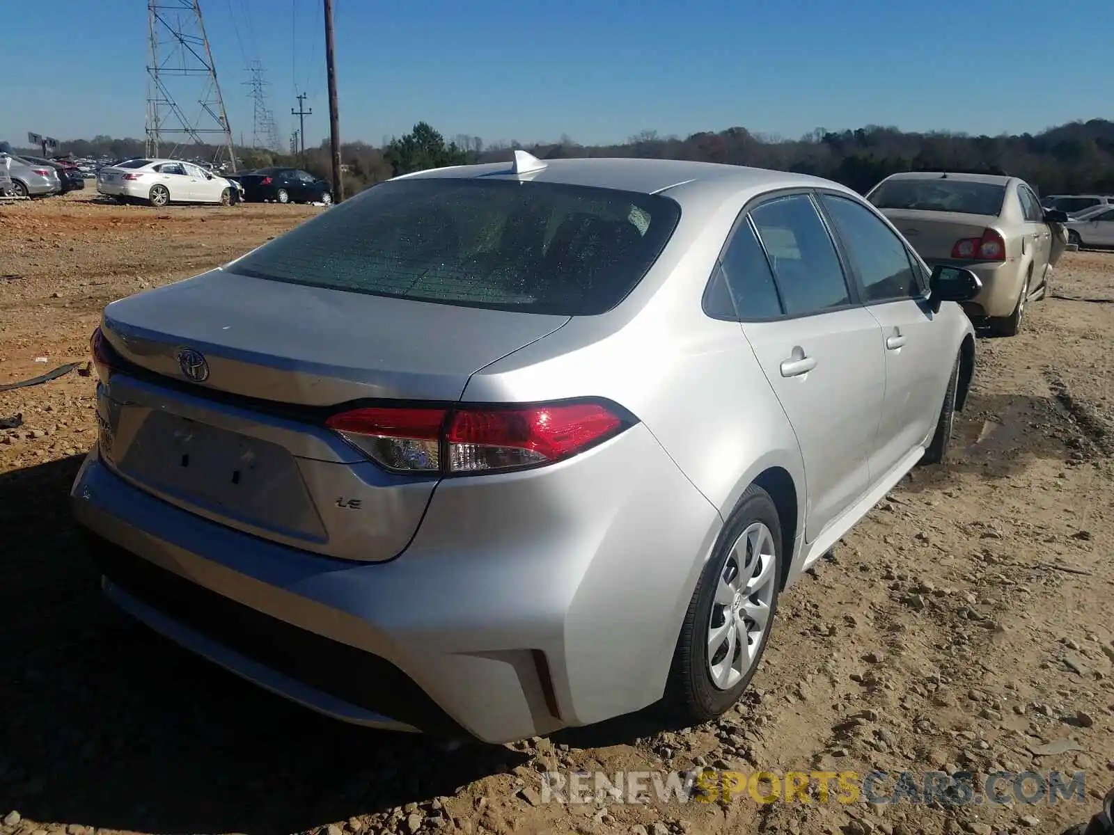 4 Photograph of a damaged car 5YFEPRAE9LP090355 TOYOTA COROLLA 2020