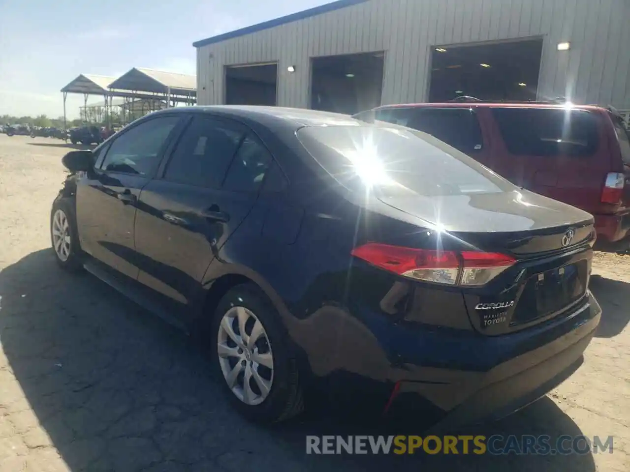 3 Photograph of a damaged car 5YFEPRAE9LP090792 TOYOTA COROLLA 2020