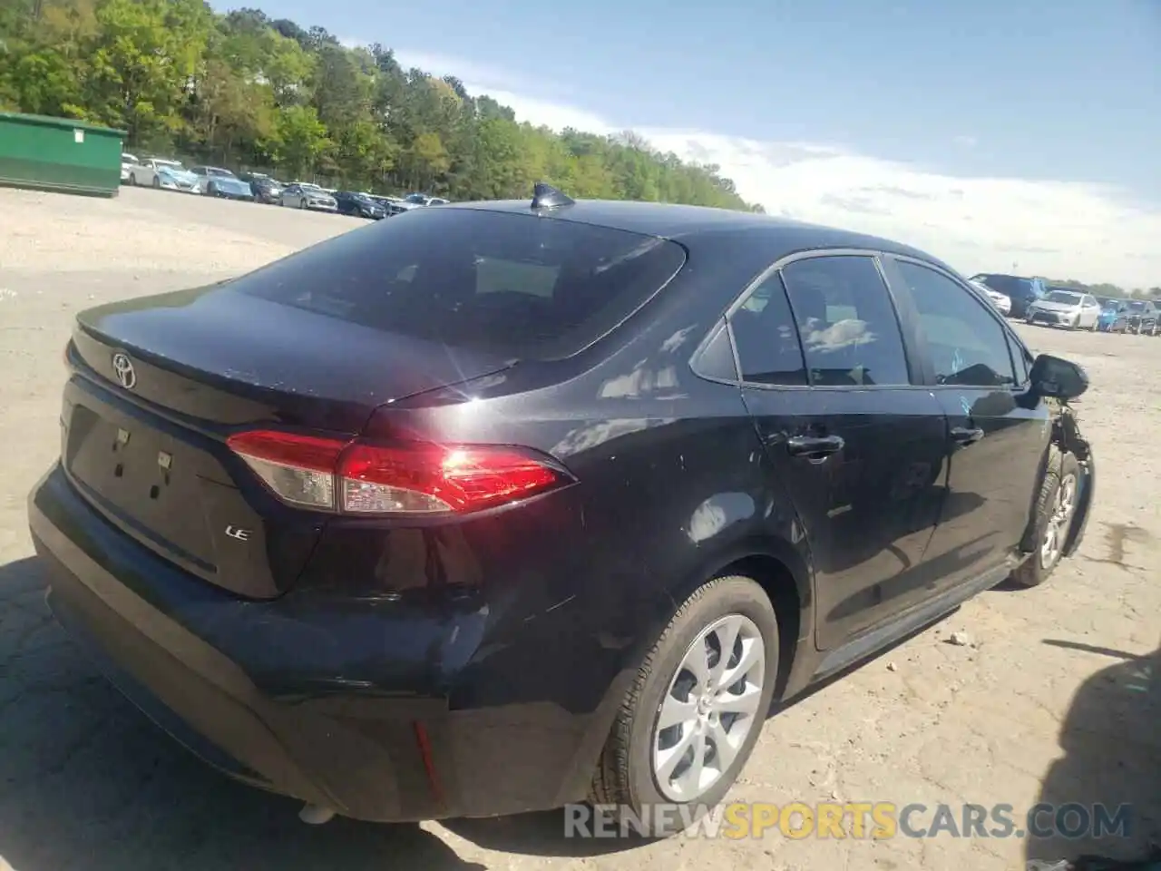 4 Photograph of a damaged car 5YFEPRAE9LP090792 TOYOTA COROLLA 2020