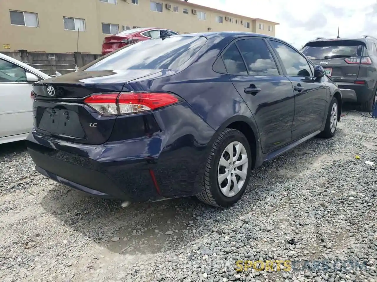 4 Photograph of a damaged car 5YFEPRAE9LP091456 TOYOTA COROLLA 2020