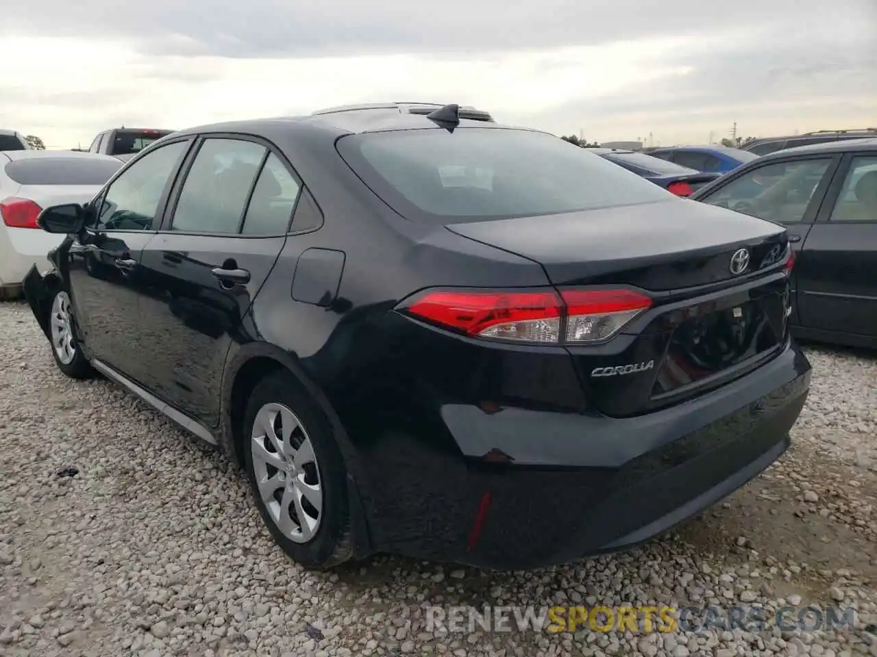 3 Photograph of a damaged car 5YFEPRAE9LP091635 TOYOTA COROLLA 2020