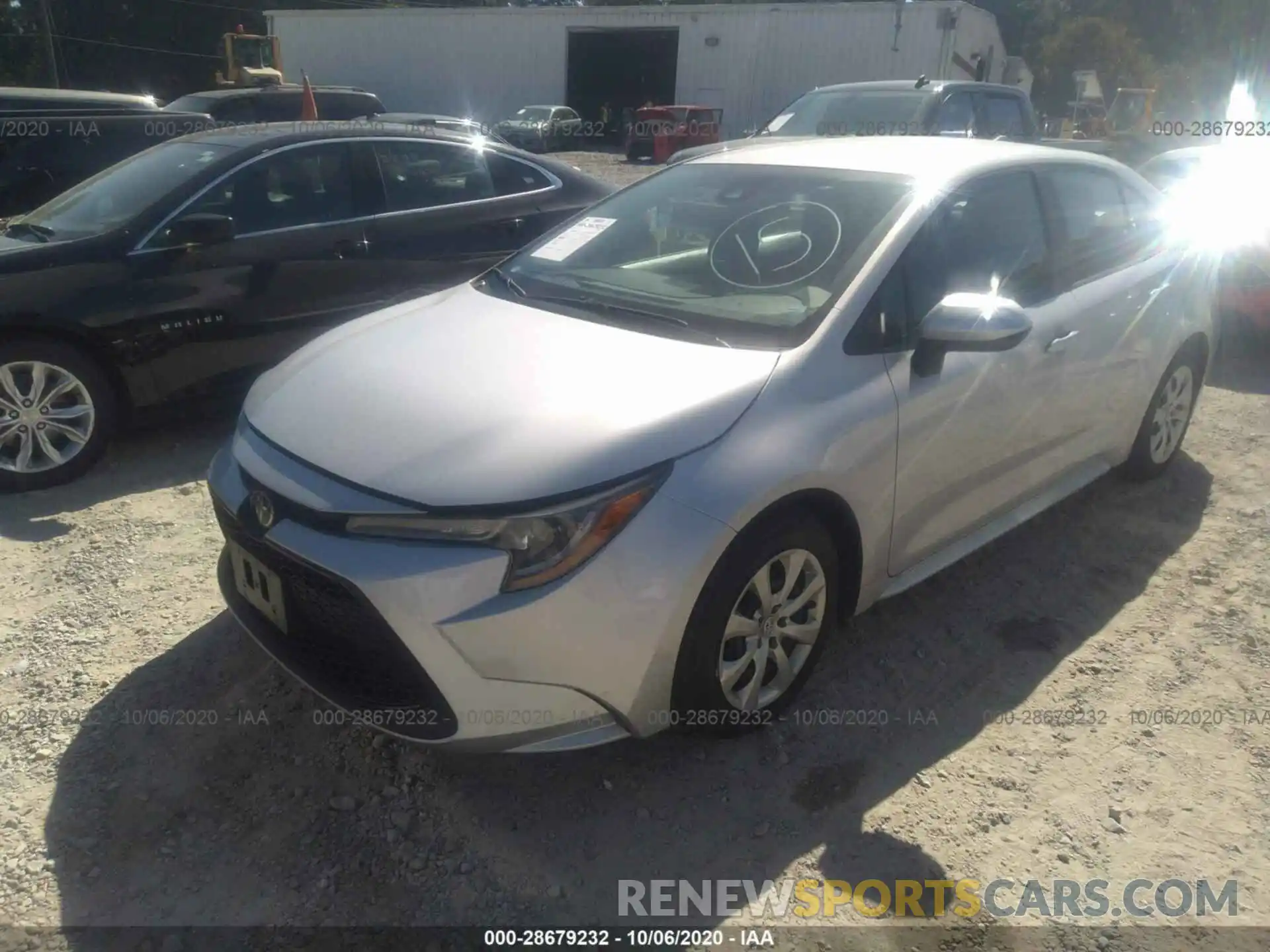 2 Photograph of a damaged car 5YFEPRAE9LP091702 TOYOTA COROLLA 2020