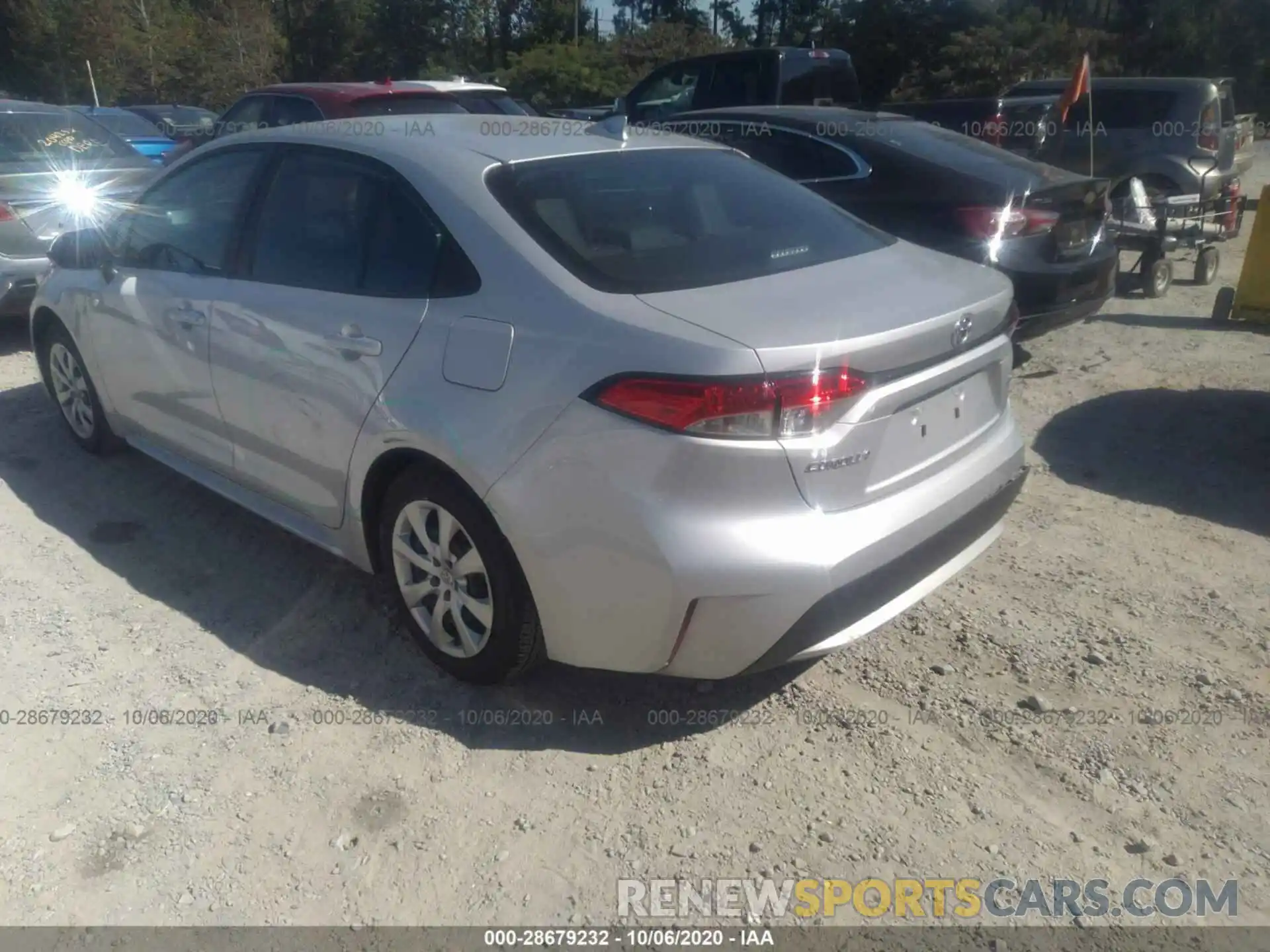 3 Photograph of a damaged car 5YFEPRAE9LP091702 TOYOTA COROLLA 2020