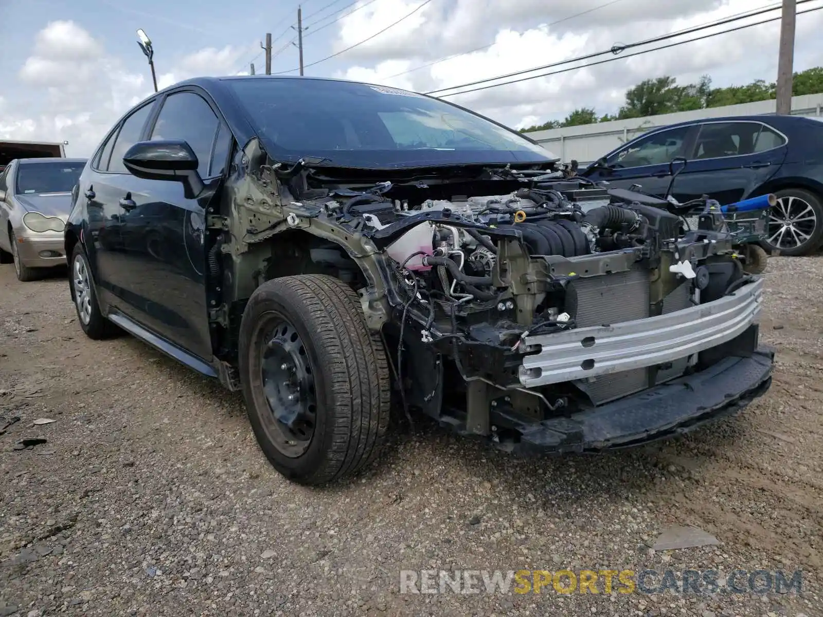 1 Photograph of a damaged car 5YFEPRAE9LP092137 TOYOTA COROLLA 2020