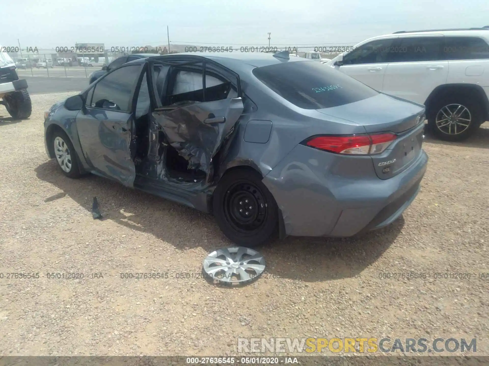 3 Photograph of a damaged car 5YFEPRAE9LP092686 TOYOTA COROLLA 2020