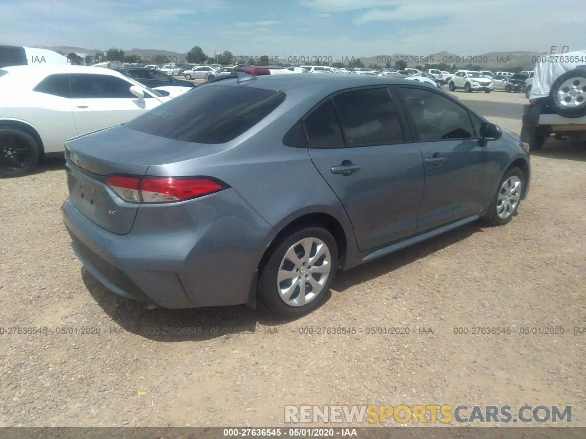 4 Photograph of a damaged car 5YFEPRAE9LP092686 TOYOTA COROLLA 2020