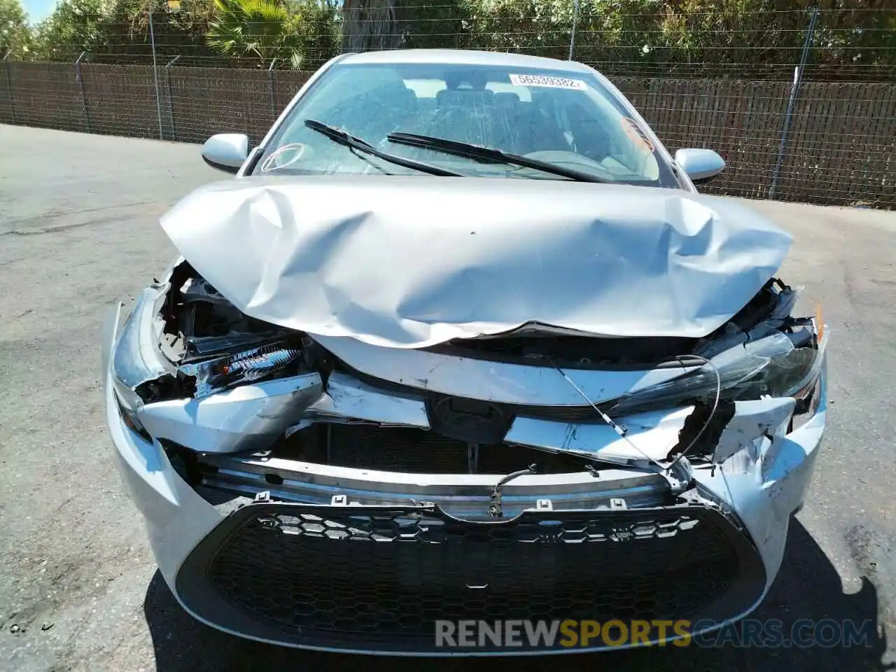 9 Photograph of a damaged car 5YFEPRAE9LP092767 TOYOTA COROLLA 2020