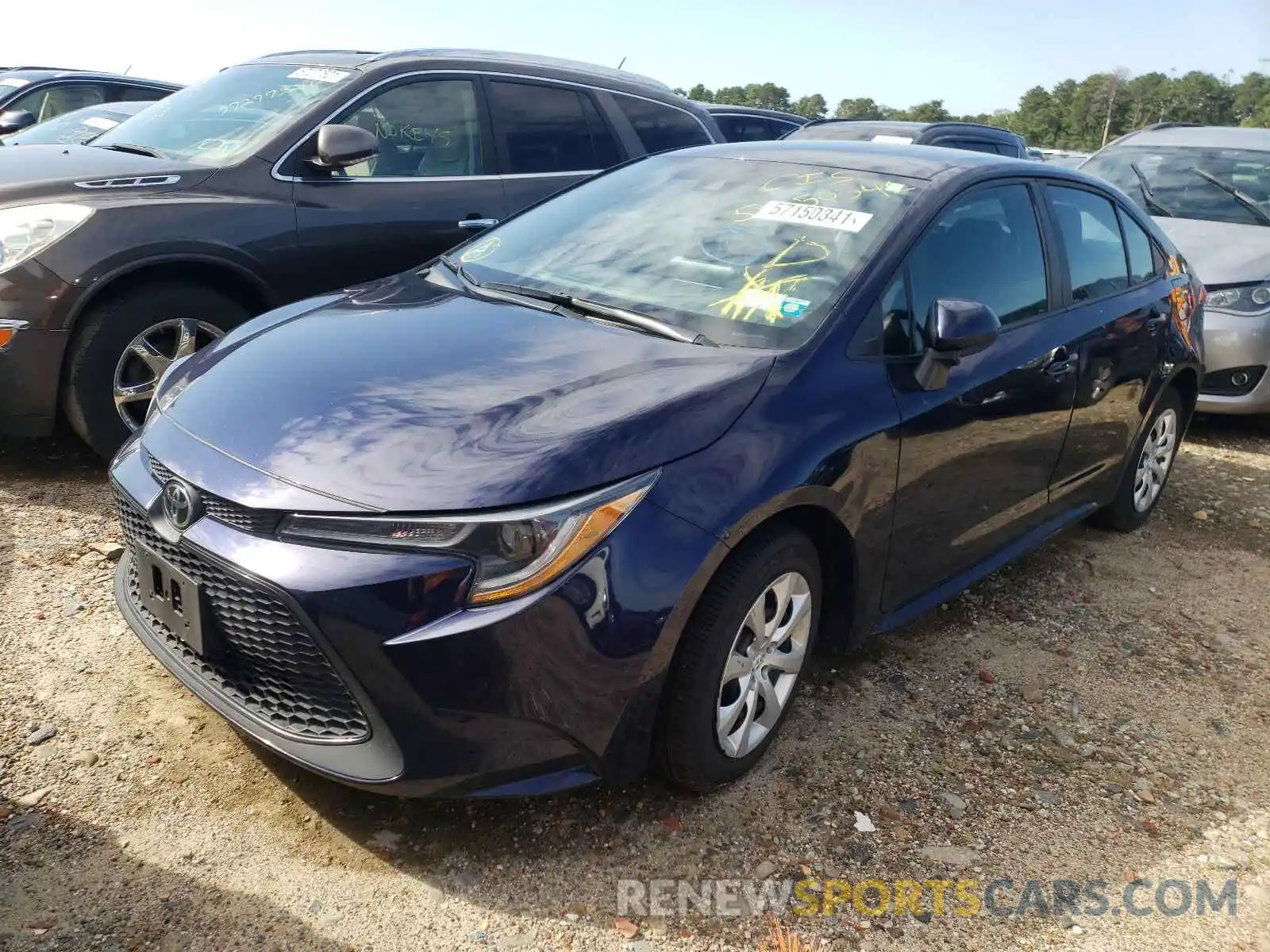 2 Photograph of a damaged car 5YFEPRAE9LP094664 TOYOTA COROLLA 2020