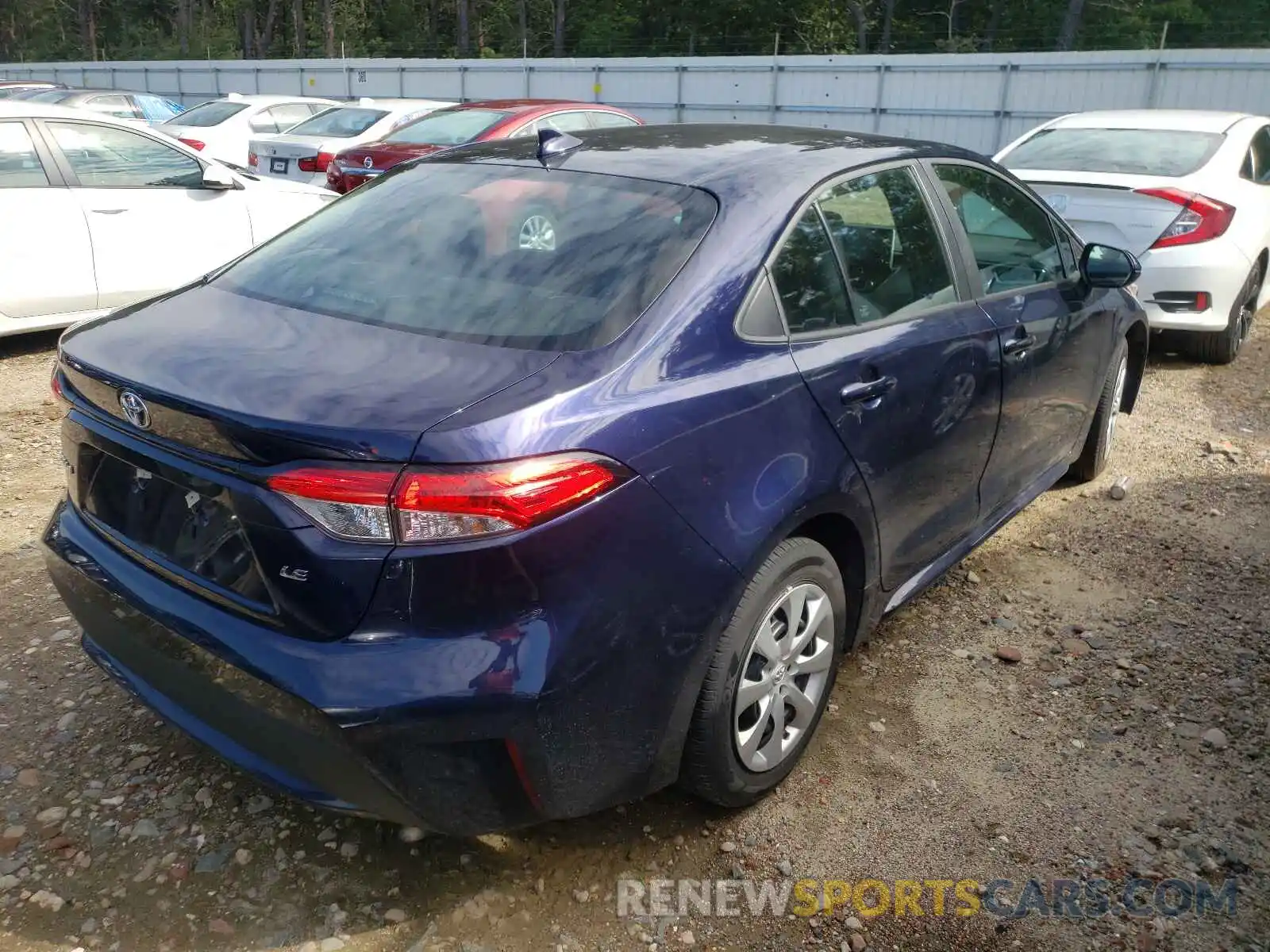 4 Photograph of a damaged car 5YFEPRAE9LP094664 TOYOTA COROLLA 2020