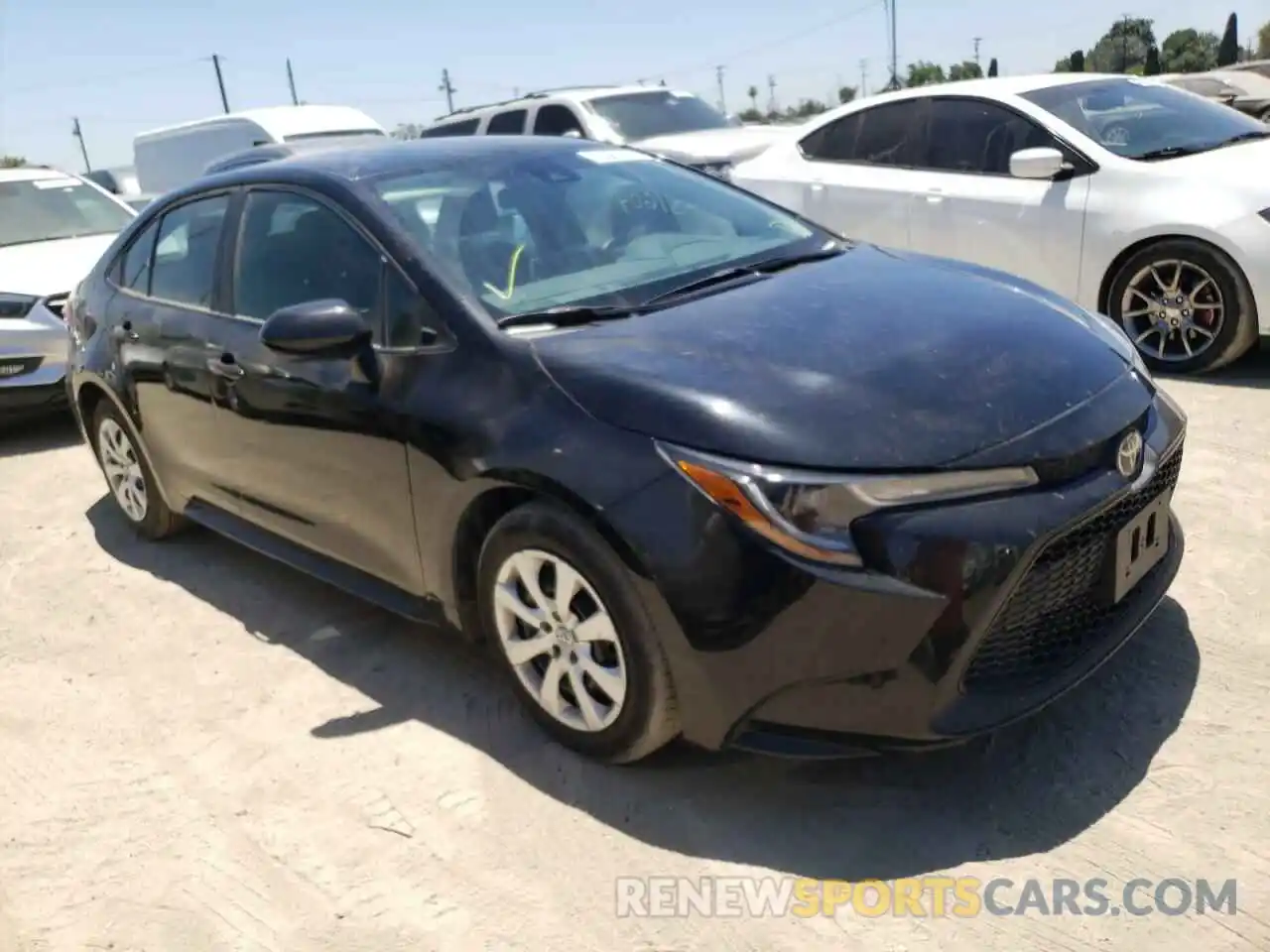 1 Photograph of a damaged car 5YFEPRAE9LP094969 TOYOTA COROLLA 2020