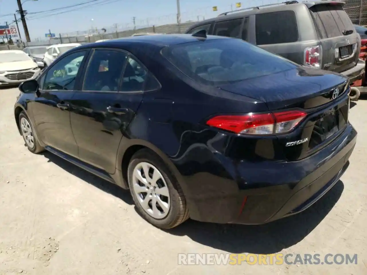 3 Photograph of a damaged car 5YFEPRAE9LP094969 TOYOTA COROLLA 2020