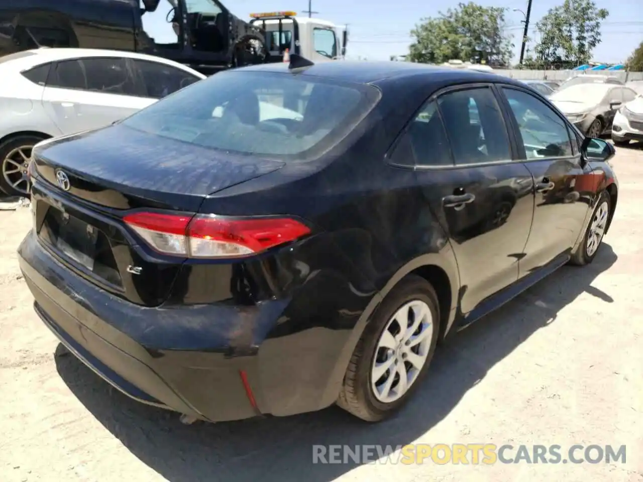 4 Photograph of a damaged car 5YFEPRAE9LP094969 TOYOTA COROLLA 2020