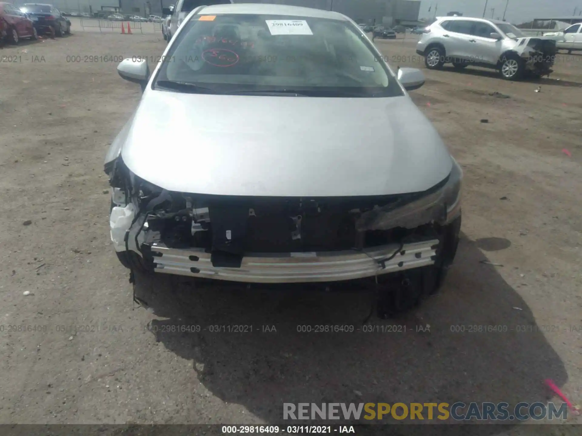 6 Photograph of a damaged car 5YFEPRAE9LP096351 TOYOTA COROLLA 2020