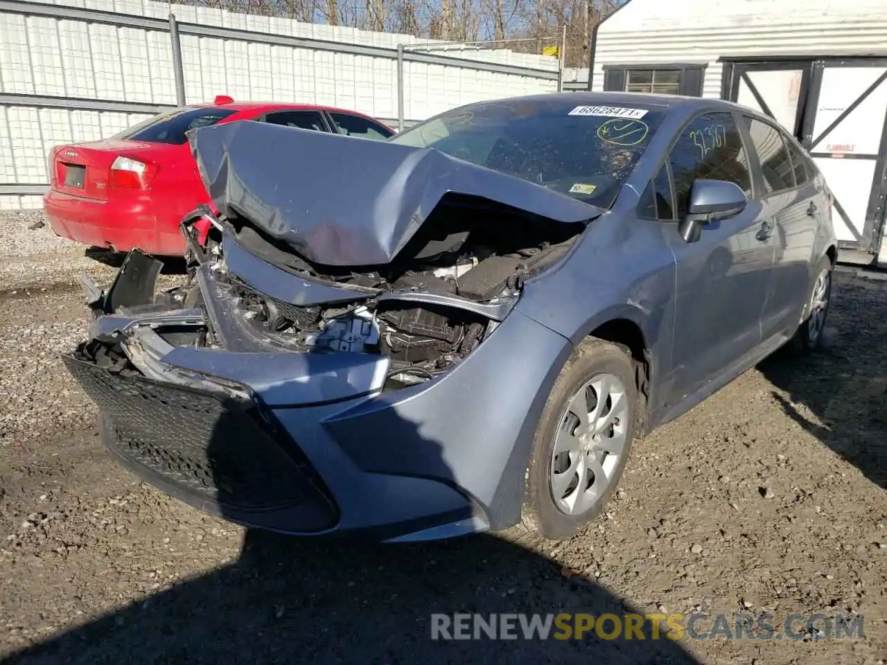 2 Photograph of a damaged car 5YFEPRAE9LP096530 TOYOTA COROLLA 2020