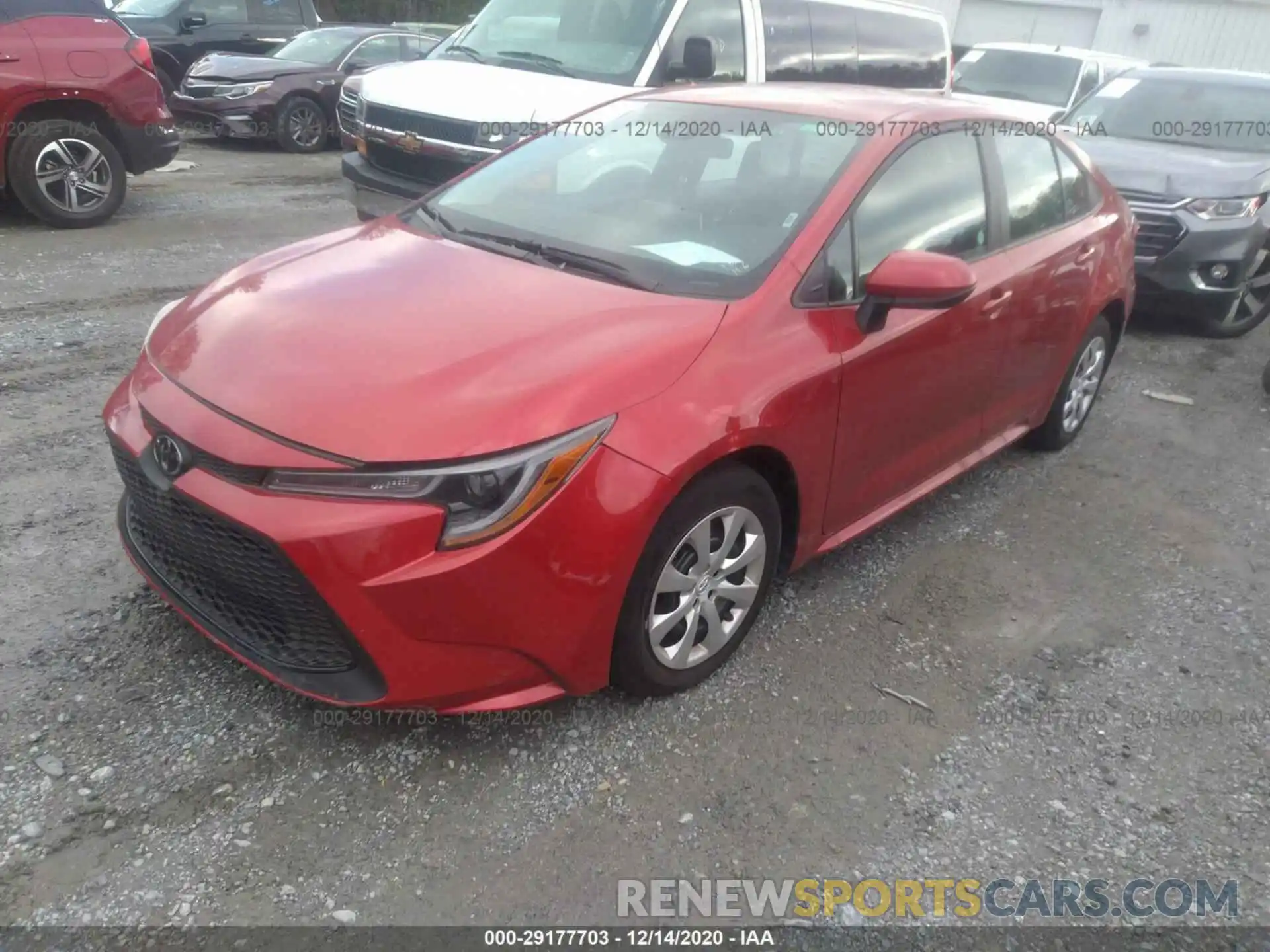 2 Photograph of a damaged car 5YFEPRAE9LP096804 TOYOTA COROLLA 2020