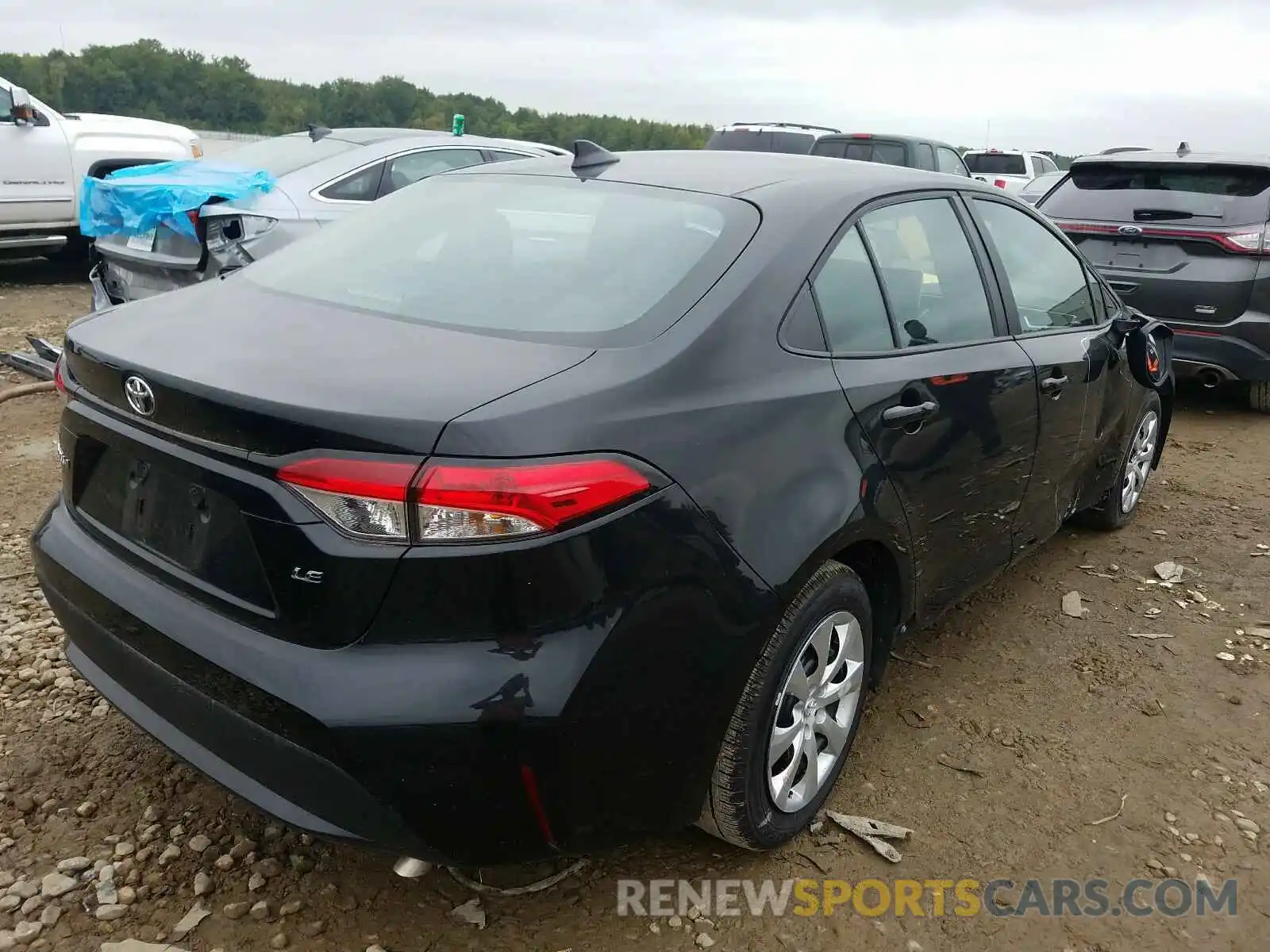 4 Photograph of a damaged car 5YFEPRAE9LP097192 TOYOTA COROLLA 2020