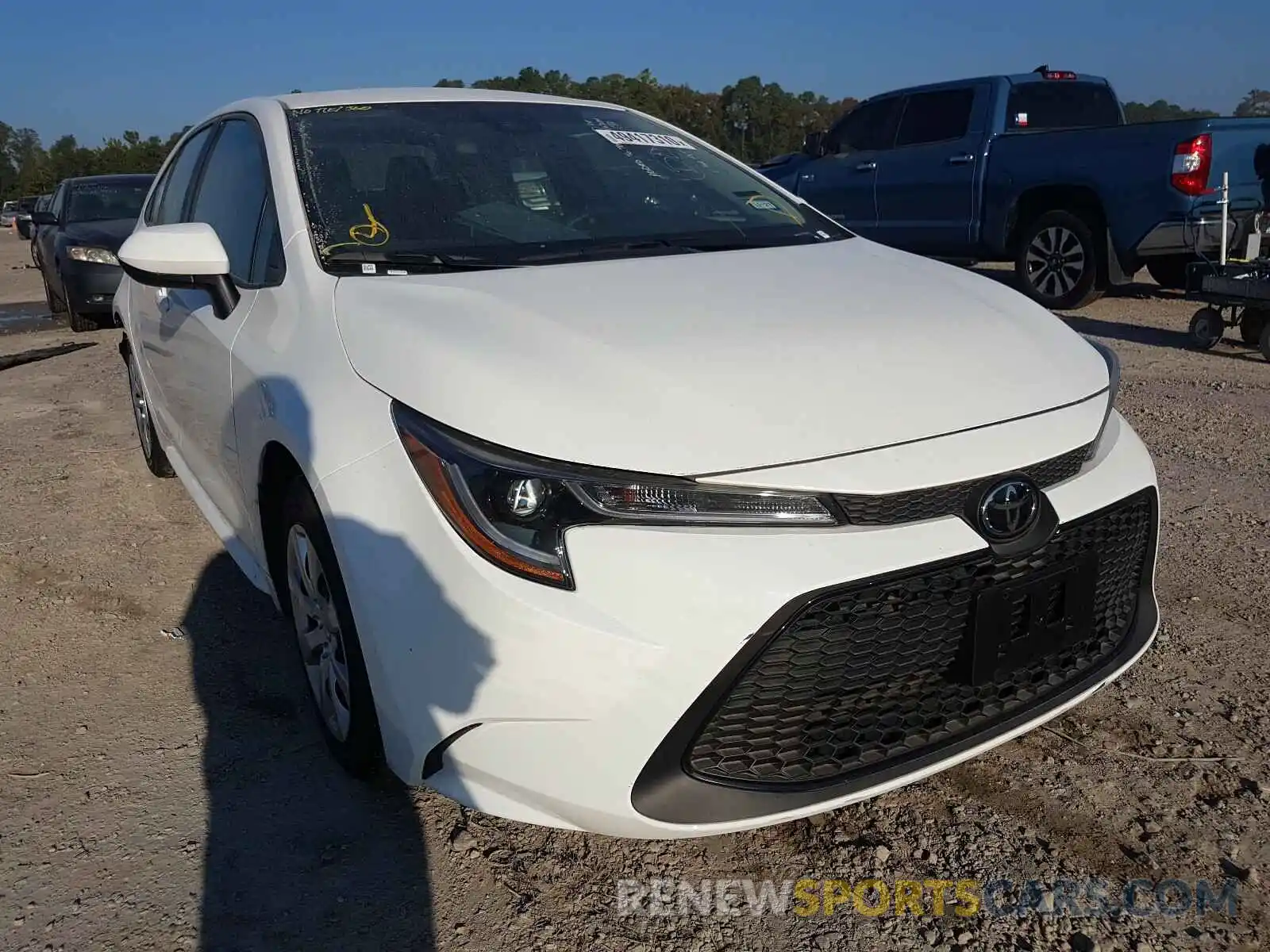 1 Photograph of a damaged car 5YFEPRAE9LP097256 TOYOTA COROLLA 2020