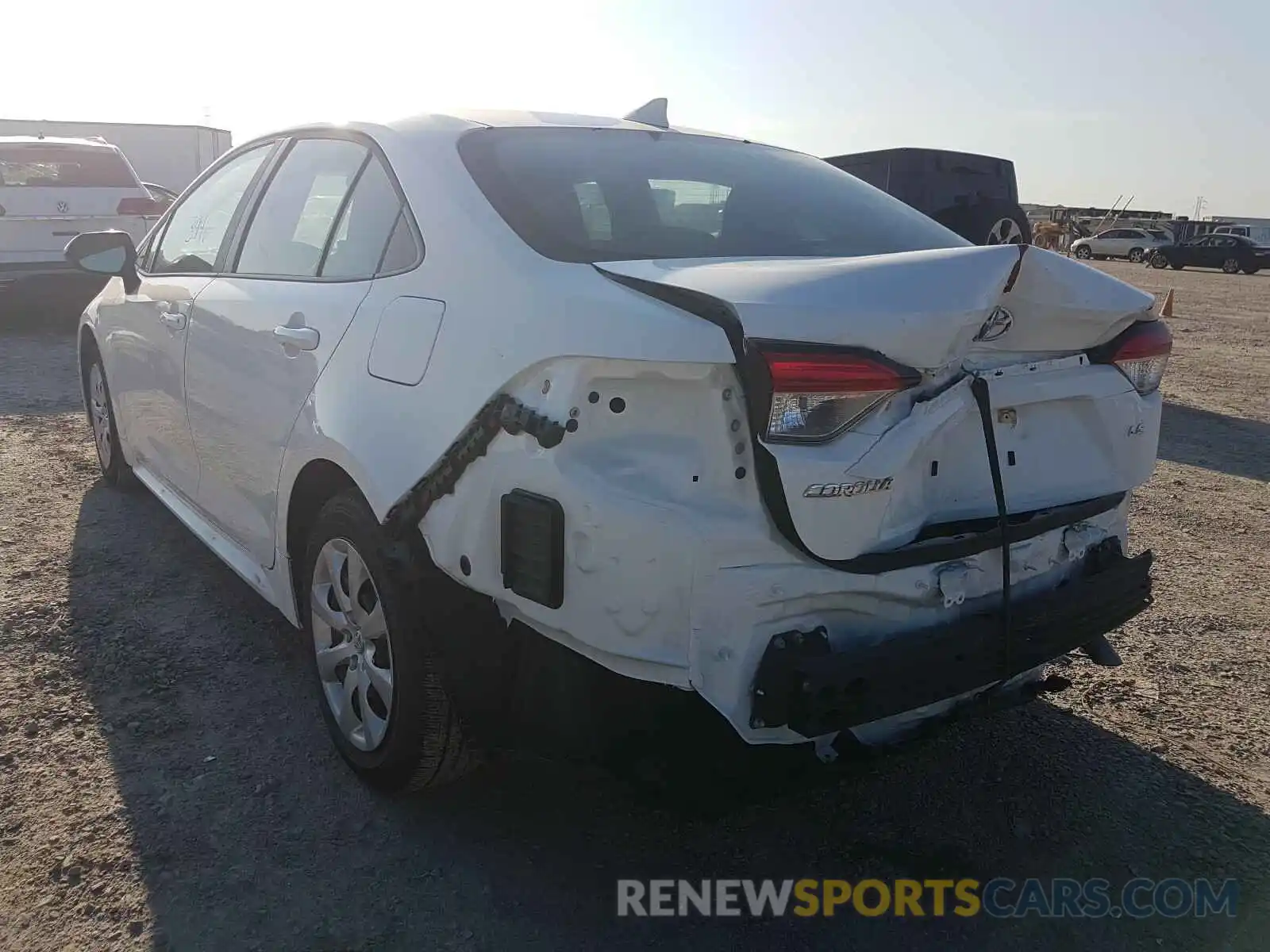 3 Photograph of a damaged car 5YFEPRAE9LP097256 TOYOTA COROLLA 2020