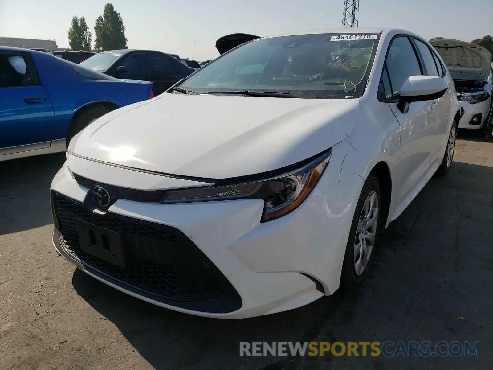 2 Photograph of a damaged car 5YFEPRAE9LP097788 TOYOTA COROLLA 2020