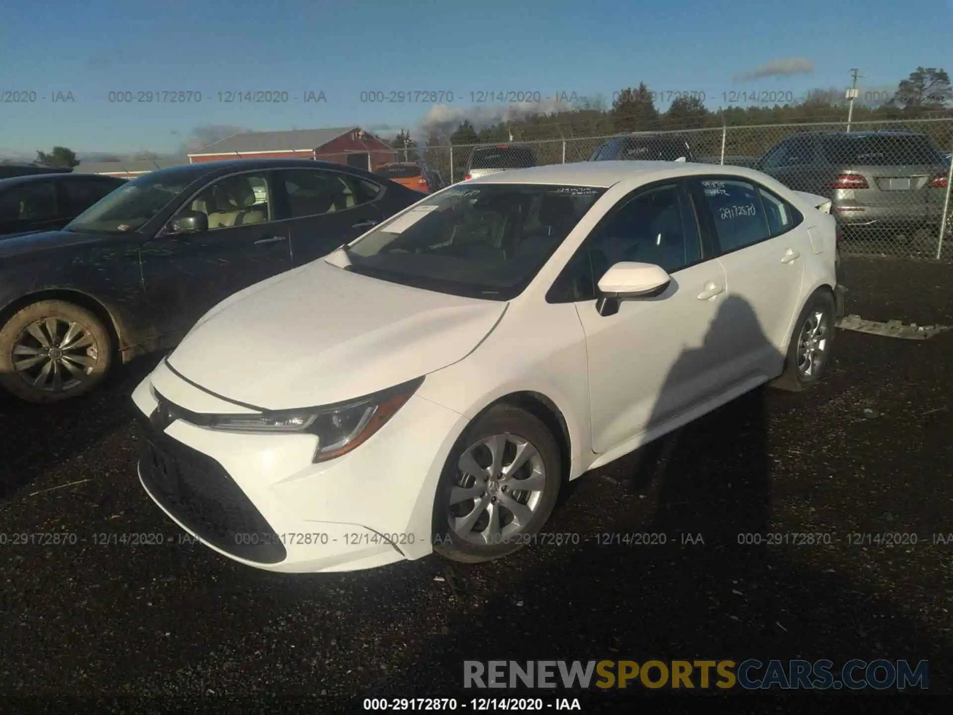 2 Photograph of a damaged car 5YFEPRAE9LP097824 TOYOTA COROLLA 2020