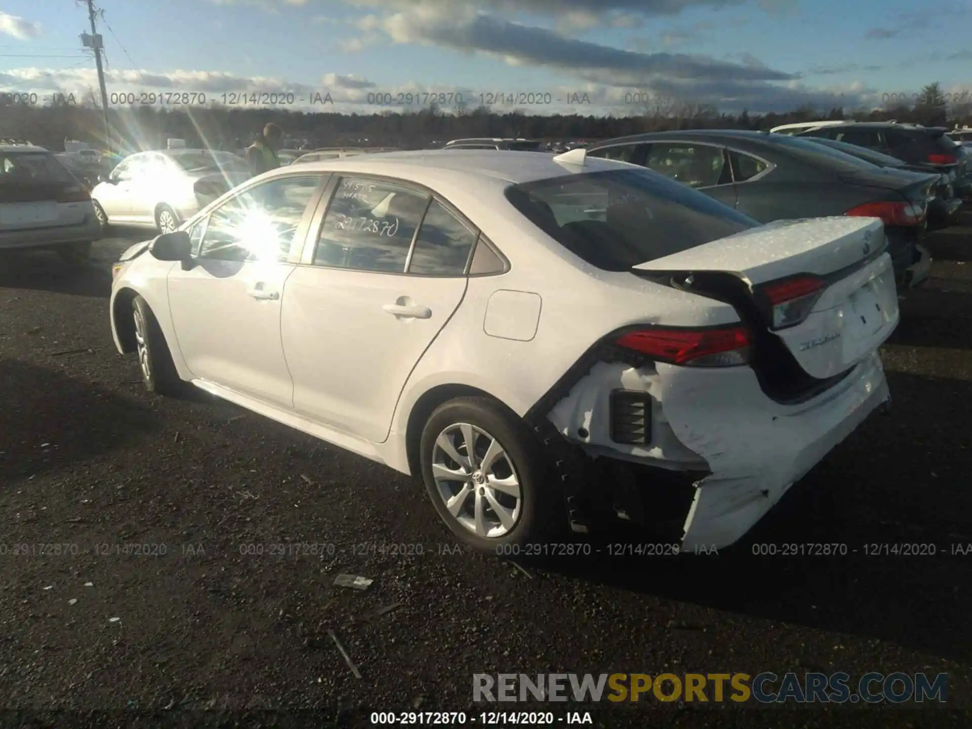 3 Photograph of a damaged car 5YFEPRAE9LP097824 TOYOTA COROLLA 2020