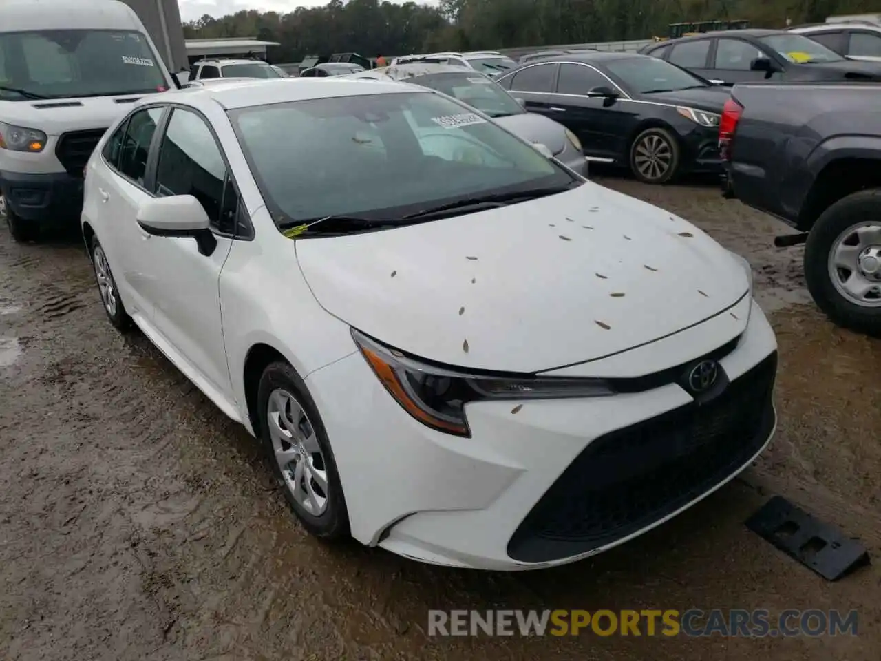 1 Photograph of a damaged car 5YFEPRAE9LP097841 TOYOTA COROLLA 2020