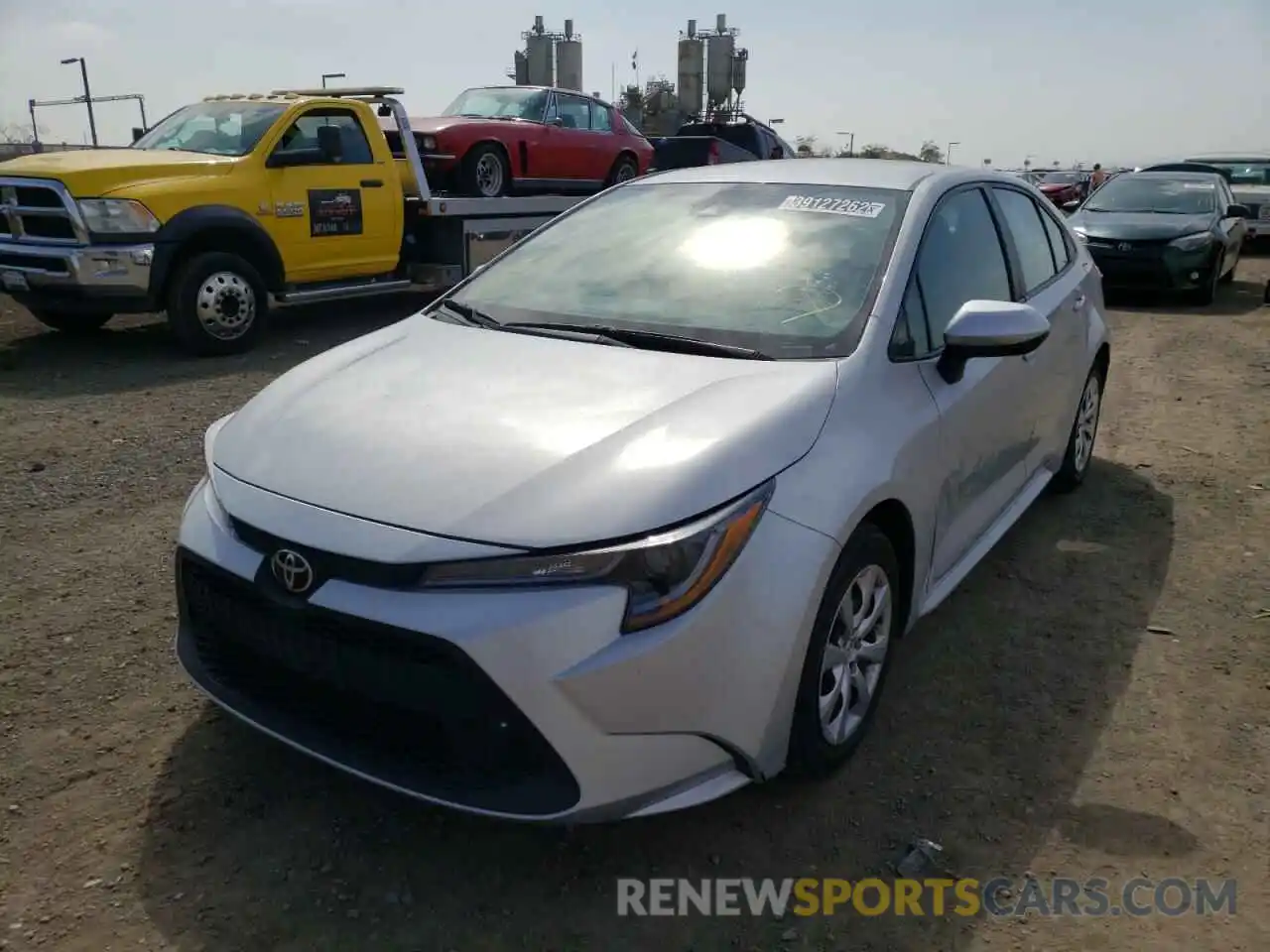 2 Photograph of a damaged car 5YFEPRAE9LP098360 TOYOTA COROLLA 2020