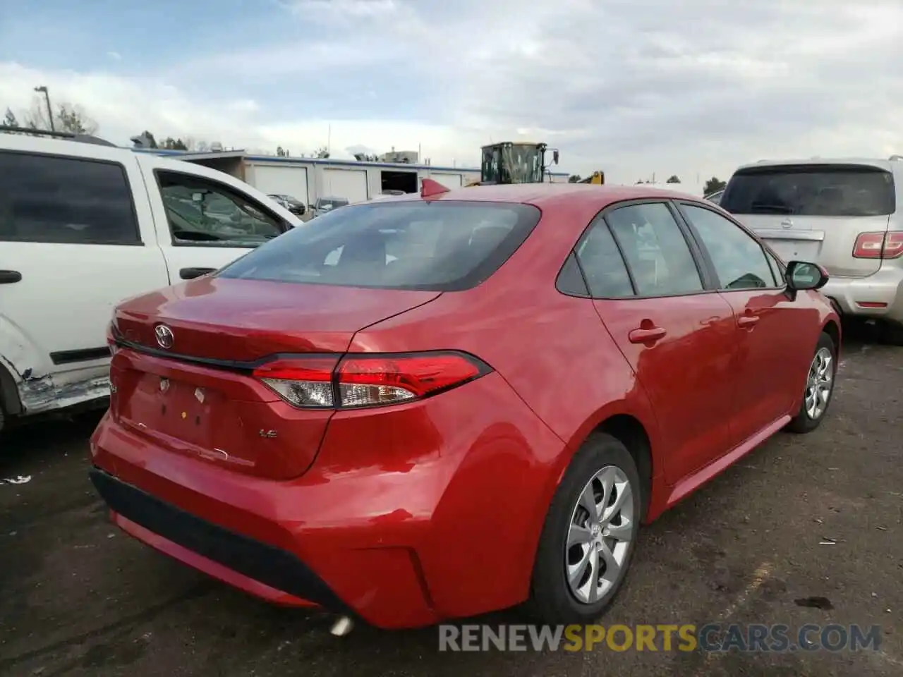 4 Photograph of a damaged car 5YFEPRAE9LP098729 TOYOTA COROLLA 2020