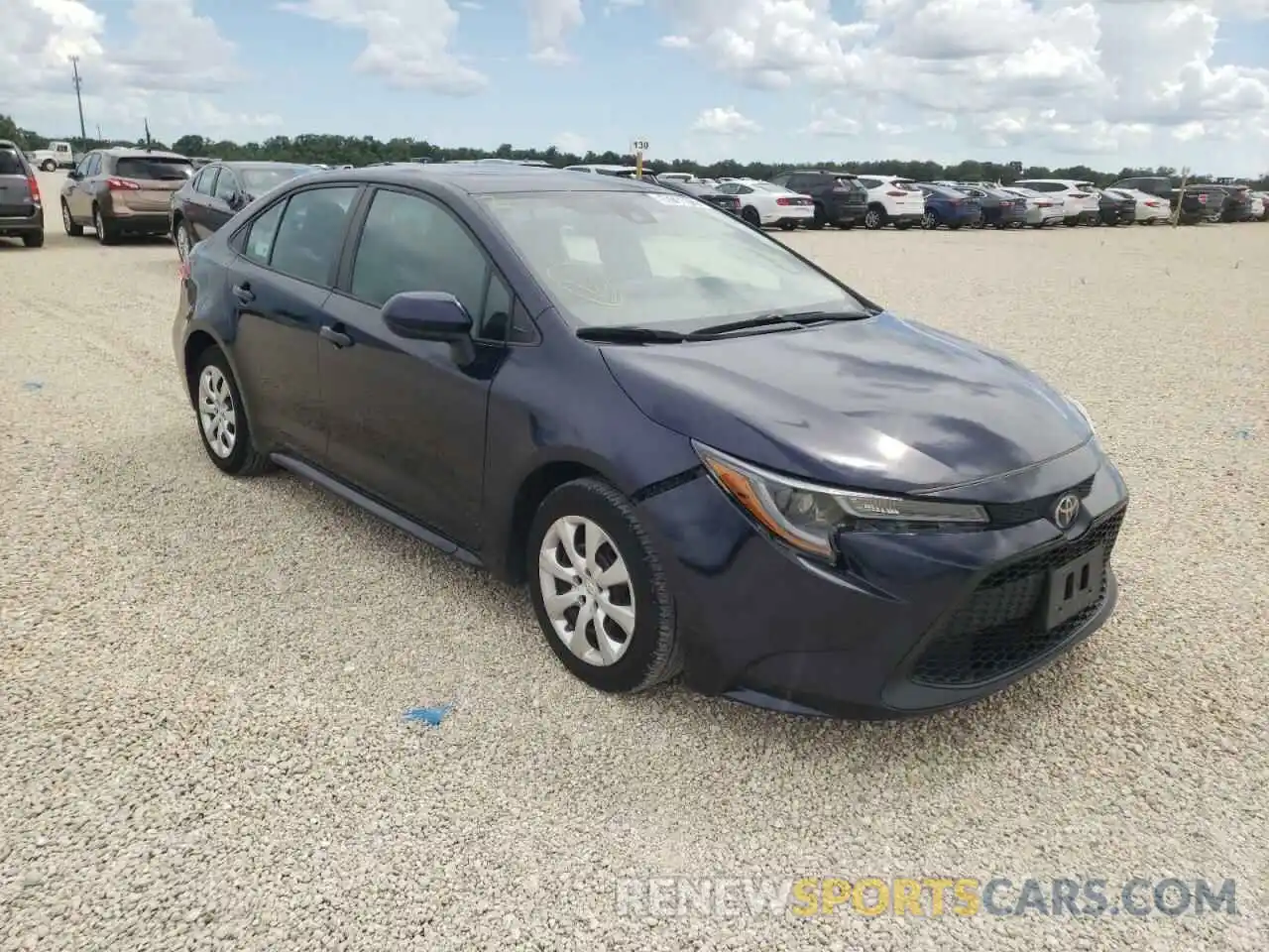 1 Photograph of a damaged car 5YFEPRAE9LP098780 TOYOTA COROLLA 2020