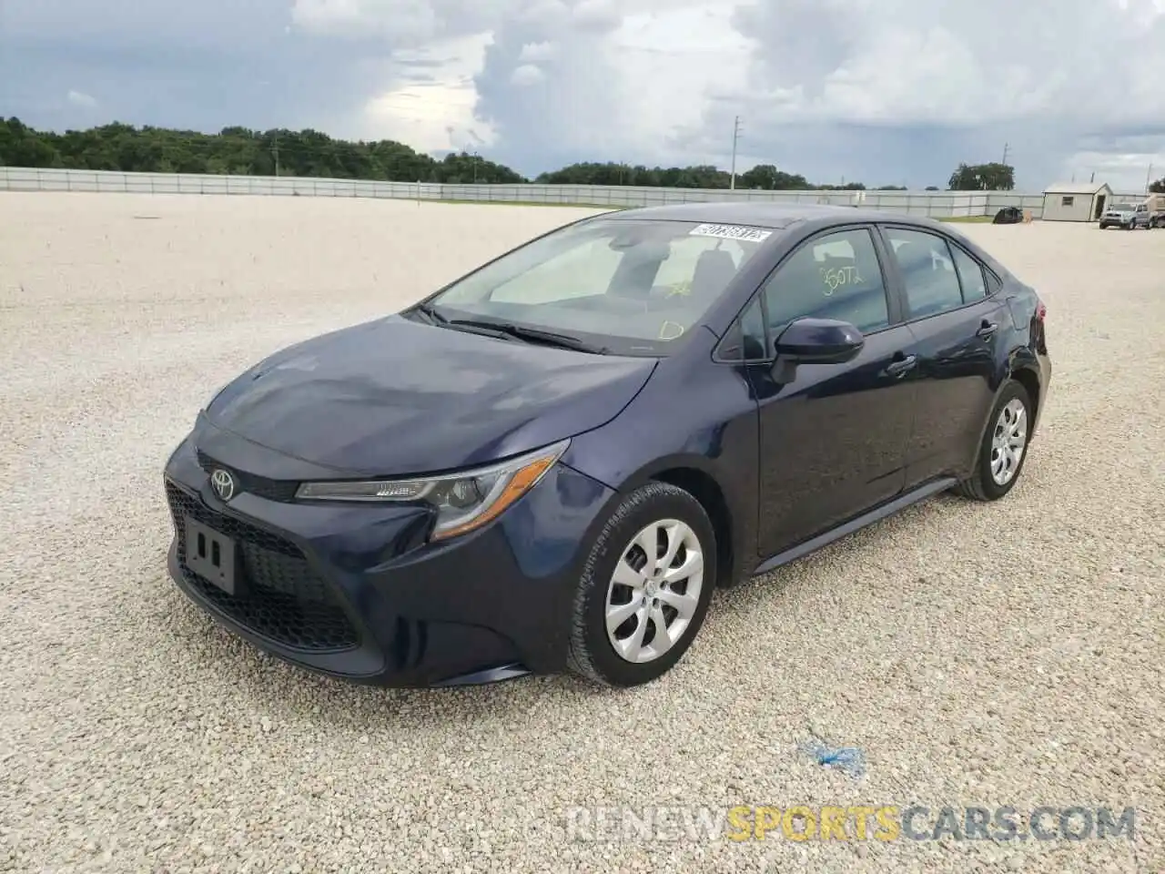 2 Photograph of a damaged car 5YFEPRAE9LP098780 TOYOTA COROLLA 2020