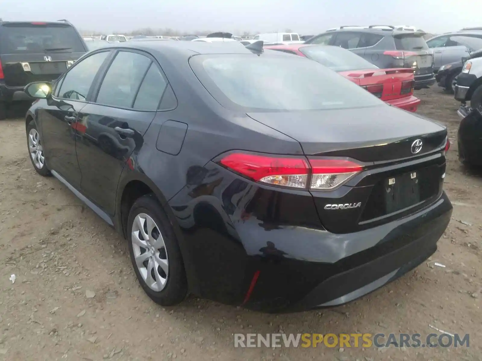 3 Photograph of a damaged car 5YFEPRAE9LP098956 TOYOTA COROLLA 2020