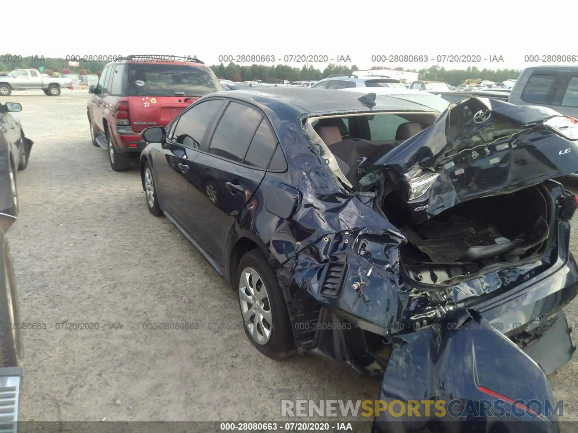 3 Photograph of a damaged car 5YFEPRAE9LP099413 TOYOTA COROLLA 2020