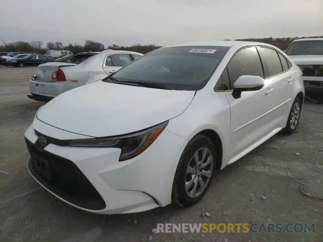 2 Photograph of a damaged car 5YFEPRAE9LP099976 TOYOTA COROLLA 2020