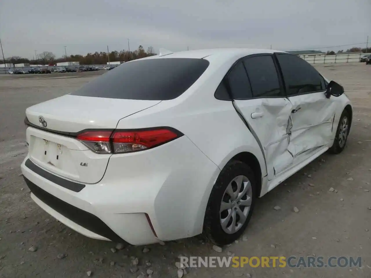 4 Photograph of a damaged car 5YFEPRAE9LP099976 TOYOTA COROLLA 2020