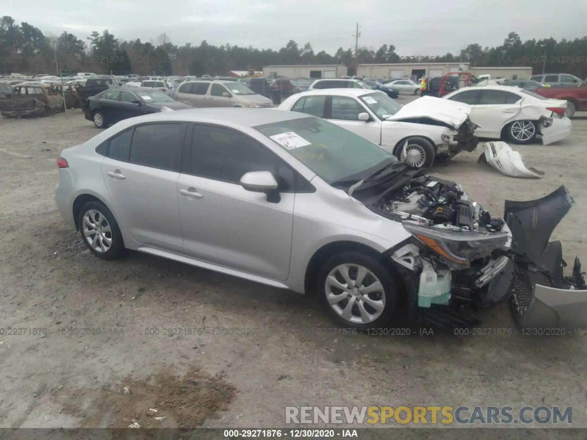 1 Photograph of a damaged car 5YFEPRAE9LP101113 TOYOTA COROLLA 2020