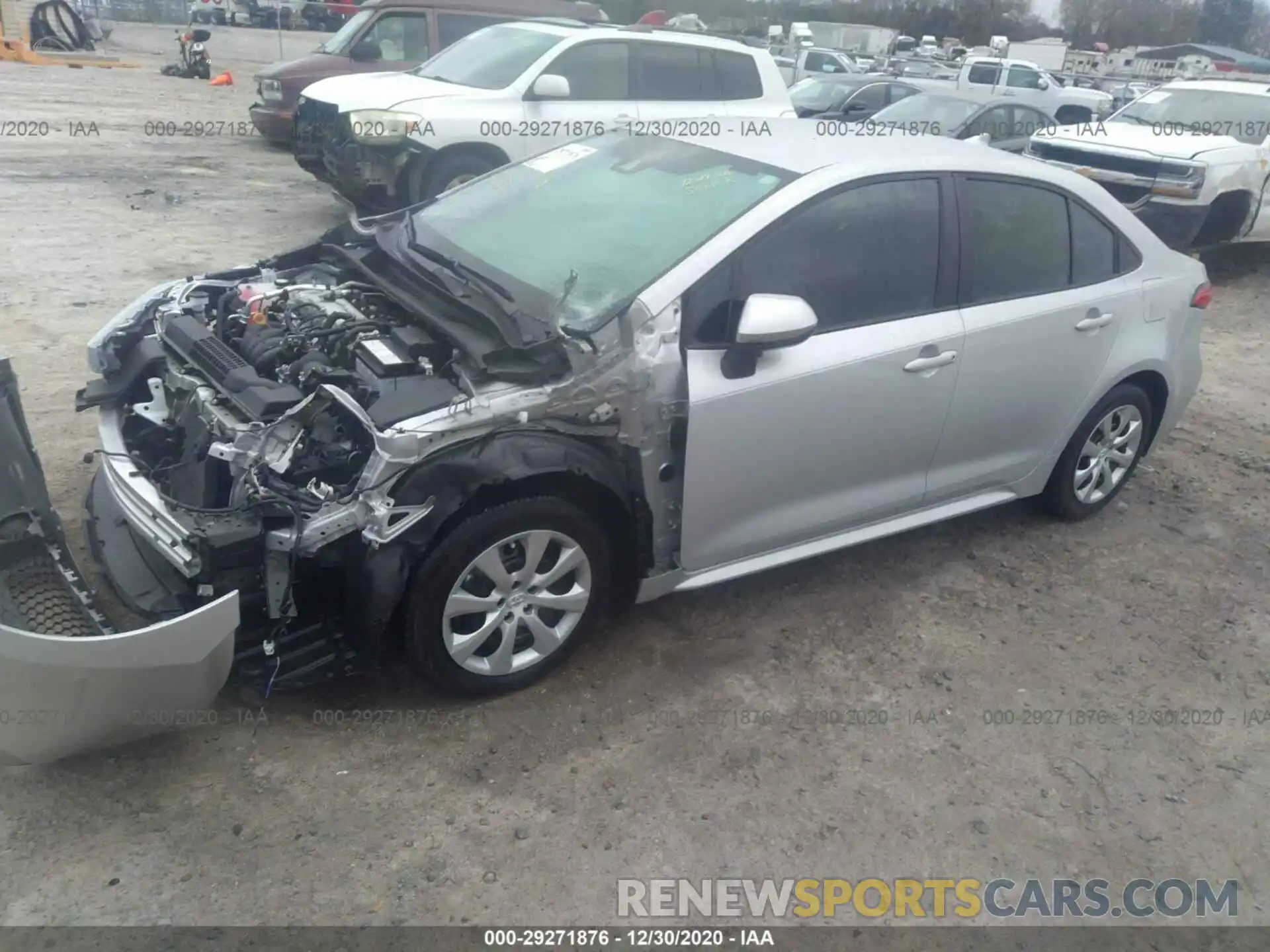 2 Photograph of a damaged car 5YFEPRAE9LP101113 TOYOTA COROLLA 2020