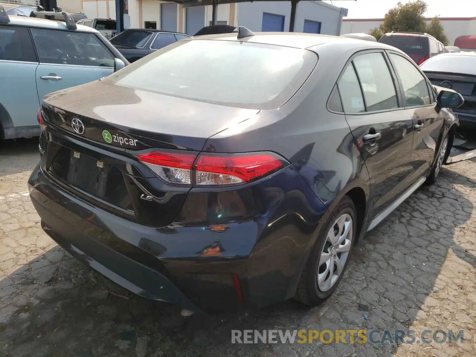 4 Photograph of a damaged car 5YFEPRAE9LP101192 TOYOTA COROLLA 2020