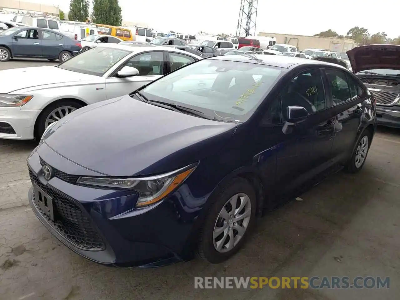 2 Photograph of a damaged car 5YFEPRAE9LP101760 TOYOTA COROLLA 2020