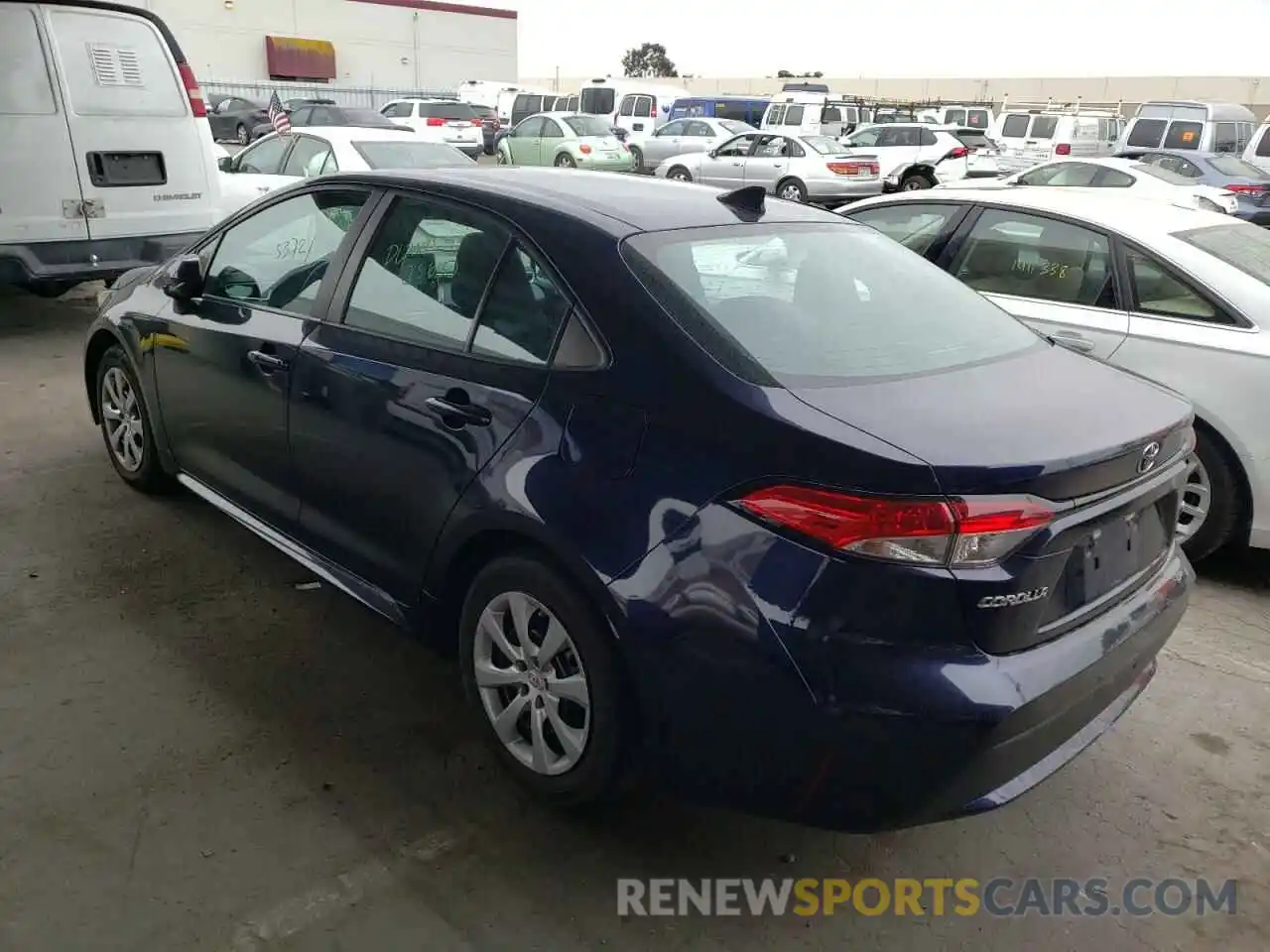 3 Photograph of a damaged car 5YFEPRAE9LP101760 TOYOTA COROLLA 2020