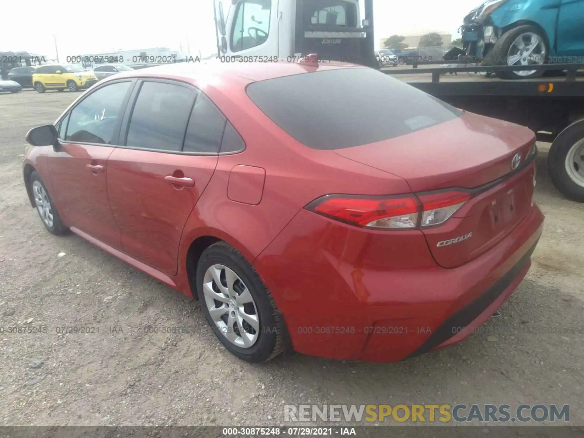 3 Photograph of a damaged car 5YFEPRAE9LP102617 TOYOTA COROLLA 2020