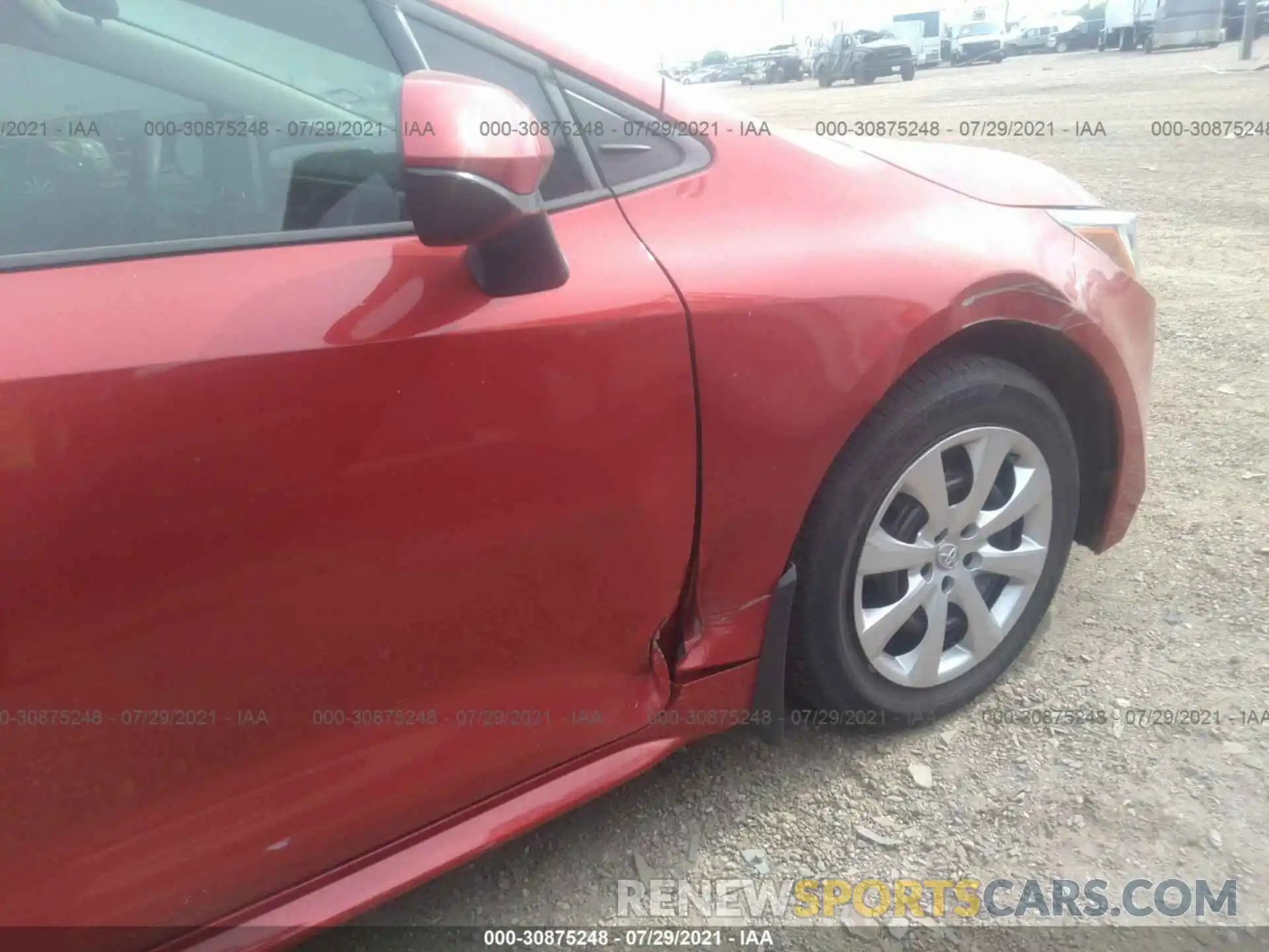 6 Photograph of a damaged car 5YFEPRAE9LP102617 TOYOTA COROLLA 2020