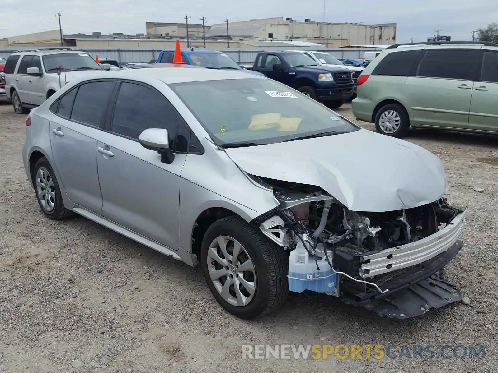 1 Photograph of a damaged car 5YFEPRAE9LP102696 TOYOTA COROLLA 2020